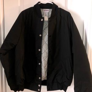 Black Quilted Bomber Jack, NWT